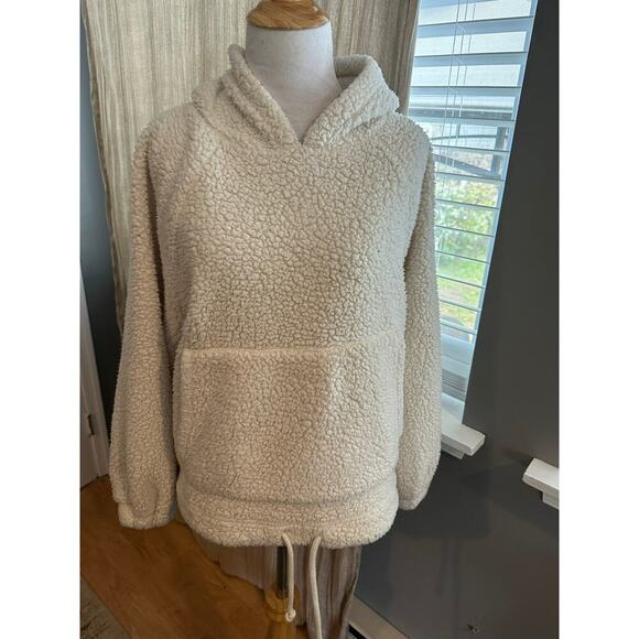 XS American Eagle sherpa hoodie - Picture 1 of 4